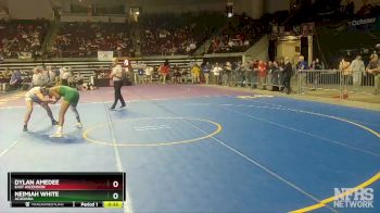 D 1 145 lbs Cons. Round 3 - Neimiah White, Acadiana vs Dylan Amedee, East Ascension
