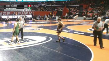 3A 132 lbs 3rd Place Match - Mikey Malizzio, Lombard (Montini) vs Shawn Kogan, Lincolnshire (Stevenson)