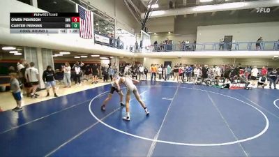 150 lbs Cons. Round 5 - Carter Perkins, Sanderson Wrestling Academy vs Owen Pehrson, Sanderson Wrestling Academy