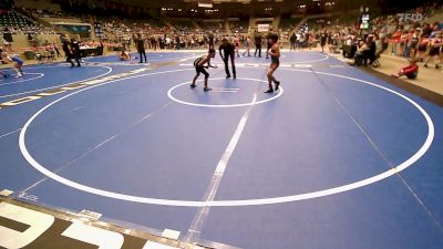 90 lbs Consi Of 8 #2 - Benjamin Fisher, HURRICANE WRESTLING ACADEMY vs Logan Sligar, Pin-King All Stars