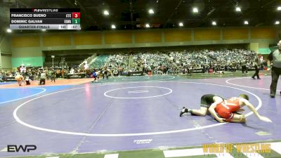 73 lbs Quarterfinal - Francisco Bueno, Aniciete Training Club vs Dominic Galvan, EGWA