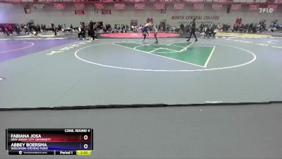 160 B Cons. Round 4 - Fabiana Josa, New Jersey City University vs Abbey Boersma, Wisconsin-Stevens Point