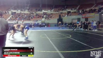 D3-215 lbs Semifinal - Devin Kinlicheenie, Snowflake vs Landen Francis, Prescott