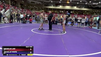 150 lbs Cons. Round 3 - Nicholas Law, TX vs Nicholas White, OK