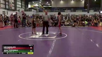 90 lbs Round 2 (8 Team) - Sems Tuzcuoglu, GREAT NECK WC vs Leo Badolato, SCANLAN WA