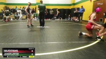 95 lbs Quarterfinal - Jackson Lawton, East Edisto Middle School vs Ava Siththisakd, Knights Youth Wrestling