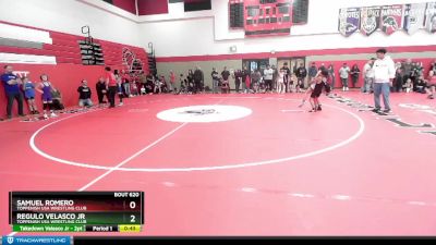 63 lbs Cons. Semi - Samuel Romero, Toppenish USA Wrestling Club vs Regulo Velasco Jr, Toppenish USA Wrestling Club