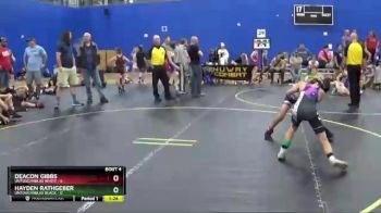 72 lbs Round 2 (6 Team) - Deacon Gibbs, Untouchables White vs Hayden Rathgeber, Untouchables Black