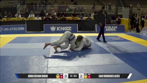 Caio Rodrigues Alves vs Jonah Keegan Shook 2025 Pan Jiu Jitsu IBJJF Championship