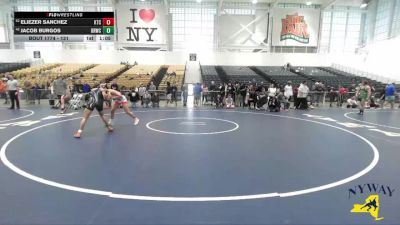 131 lbs 1st Place Match - Eliezer Sanchez, KD Training Center vs Jacob Burgos, Deep Roots Wrestling Club