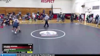 170 lbs Quarterfinal - Holden Hohman, Mt Spokane vs Josiah Klontz, Ridgeline