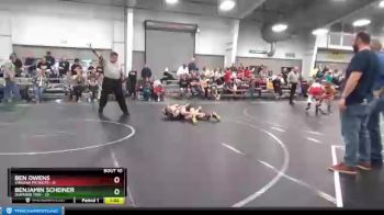 96 lbs Round 4 (6 Team) - Benjamin Scheiner, Diamond Fish vs Ben Owens, Virginia Patriots