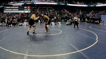 4A 285 lbs Cons. Round 3 - Anthony Herron, Cleveland vs Yaman Shehadeh, Providence High School