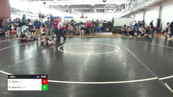 46 lbs Round Of 16 - Casey Loyd, Woodland Wrestling vs Brooks Newton, Teknique Wrestling
