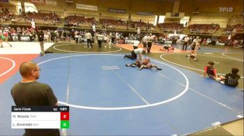 73 lbs Semifinal - Heavyn Woods, Takedown Elite vs Lawrence Alvarado, Brighton WC