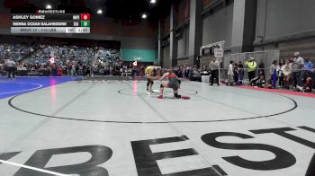 110 lbs Round Of 16 - Ashley Gomez, Imperial vs Sienna Ocean Salaheddine, Sea Queens - Threshold