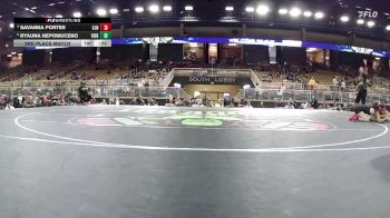 125 lbs 3rd Place Match - Savanna Porter, St. John Neumann vs Ryauna Nepomuceno, Viera