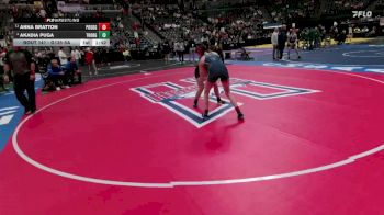 G135-5A Quarterfinal - Anna Bratton, Poudre Girls vs Akadia Puga, Thornton High School Girls