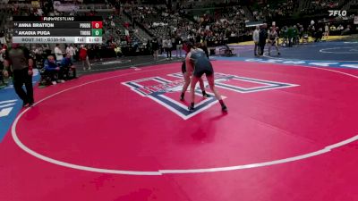 G135-5A Quarterfinal - Anna Bratton, Poudre Girls vs Akadia Puga, Thornton High School Girls