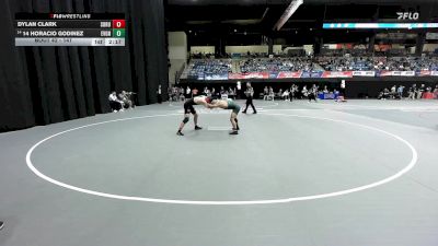 141 lbs Champ. Round 1 - Dylan Clark, Southern Oregon vs 14 Horacio Godinez, Evergreen