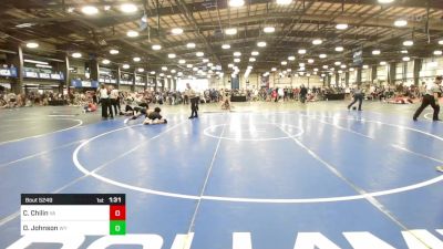 160 lbs Round Of 128 - Constantino Chilin, VA vs Draedyn Johnson, WY