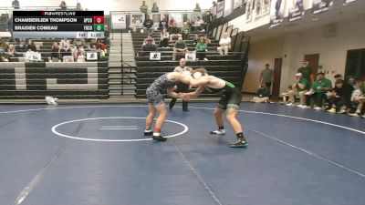 190 lbs Round 1 (16 Team) - Braiden Comeau, Franklin County vs Chamberlien Thompson, Appling County