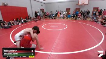 125 lbs Round 4 (6 Team) - Immanuel Gibbs, Built Different vs Hunter Avalos, Spartan Mat Club
