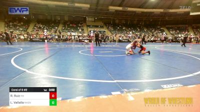 64 lbs Consi Of 8 #2 - Rocky Ruiz, RedWave Wrestling vs Logan Vallalla, Mat Assassins