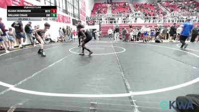 92 lbs Rr Rnd 1 - Elijah Robinson, Murray County Takedown Club vs William Craig, Cowboy Wrestling Club