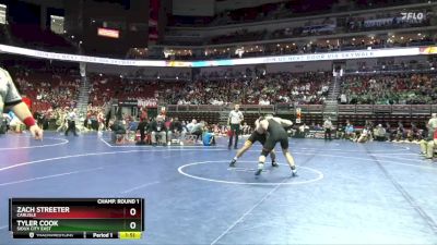 3A-165 lbs Champ. Round 1 - Zach Streeter, Carlisle vs Tyler Cook, Sioux City East