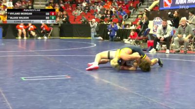 2A-165 lbs Cons. Round 4 - Ryland Morgan, Clarion-Goldfield-Dows vs Blake Wilson, Burlington Notre Dame