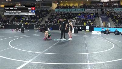 110 lbs Quarterfinal - Austria Holland, Adams State vs Ava Bayless, Iowa