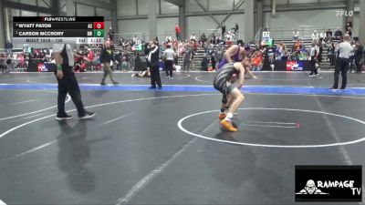 126 lbs Cons. Semi - Carson Mccrory, Bobcat WC vs Wyatt Paton, Ark City
