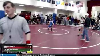 106 lbs Semifinal - Sammie Cyrus, Dubois vs Dylan Sorenson, Kelly Walsh