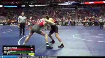 3A-126 lbs Semifinal - Brayden Parke, Linn-Mar vs Koy Davidson, Fort Dodge