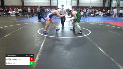 220 lbs Consolation - Aidan Martorano, Secaucus vs George Dyer, Unattached