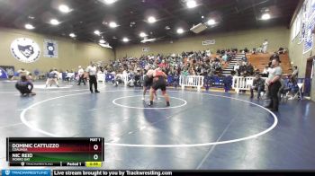 285 lbs Semifinal - Dominic Cattuzzo, Coalinga vs Nic Reid, Morro Bay