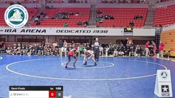 106 lbs Semifinal - Jaxson Brown, Blackwell vs Kyntrell Ellis, Arlington Martin