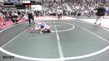 49 lbs Semifinal - Eagan Luxton, Raw Wrestling Club vs Riley Stegeman, Raw Wrestling Club