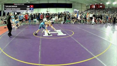 100 lbs Semis - Dylan Osolin, Lake Erie Regional Training Center vs Logan Rowlands, Ohio Crazy Goats Wrestling