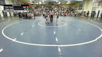 120 lbs Champ. Round 2 - Zoey Quaid, Ramona/Riverside vs Leddy Muro, Irvine