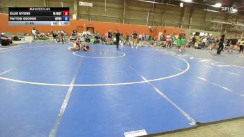 51 kg Rr Rnd 2 - Ellie Myers, PA West 1 - GK8E vs Payton George, New England Trappers Red - GK8E