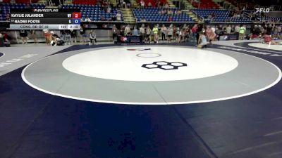 145 lbs Cons. Rd Of 32 - Kaylie Julander, WY vs Naomi Foote, IL