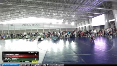 45 lbs Quarterfinal - Wesley Adams, Salem Elite Mat Club vs Titan Knudsen, Sanderson Wrestling Academy