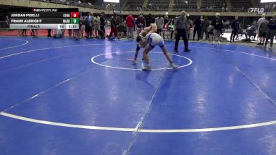 110 lbs Final - Jordan Piselli, Cogan Station vs Frank Albright, Washington Twp