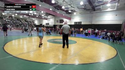 125 lbs Cons. Round 1 - Jordyn Johnson, Estancia vs Julie Inda, Rancho Mirage