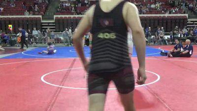 186 lbs Semifinal - Thor Fulgham, Sidney Wrestling Club vs Ayden Kellogg, Rapid City - Westside