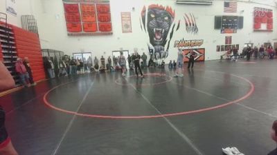 155 lbs Semifinal - Isaac Kosmann, Cody Middle School vs Bain Lahoe, Thermopolis Middle School