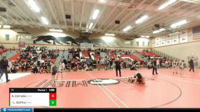 71 lbs Cons. Semi - Landon DePiro, Port Angeles Wrestling Club vs Abel Estrada, Victory Wrestling-Central WA