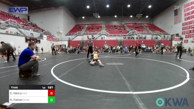 67 lbs Final - Cannon Henry, Piedmont vs Kyzer Falcon, Division Bell Wrestling